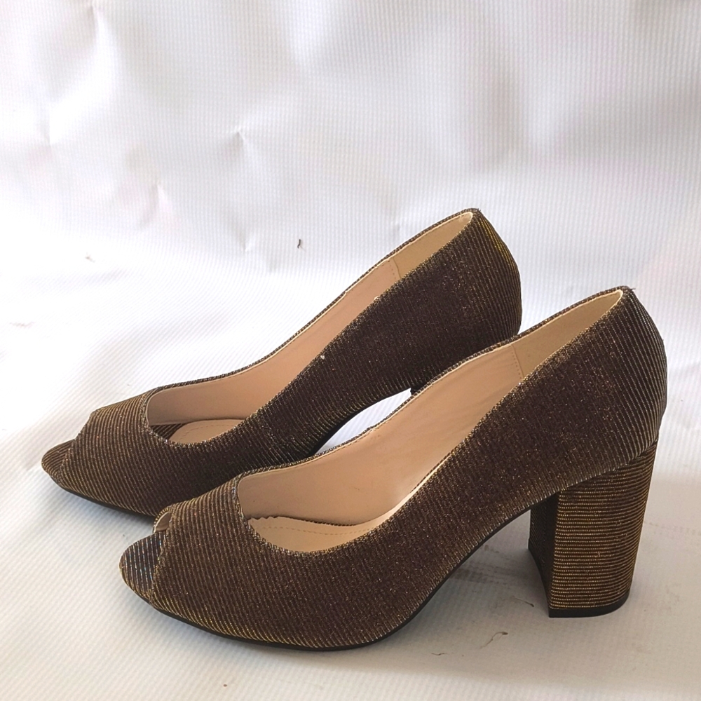 Bella Hanna 6.5M Sparkling Textile Pumps 3" heel shoes